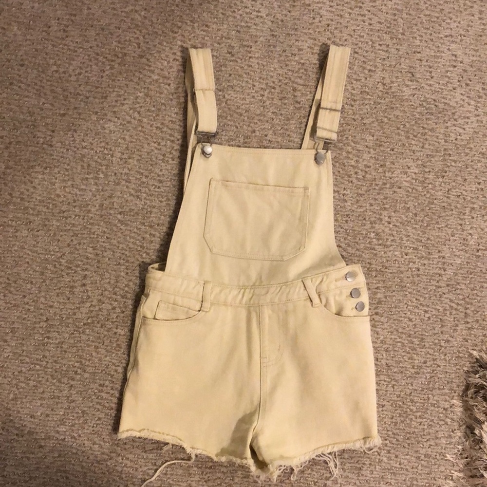 Super down bib/short overalls